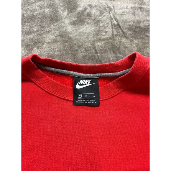 Vintage Nike Just Do It Men’s‎ Crewneck Sweater Size Medium Red - Picture 2 of 4